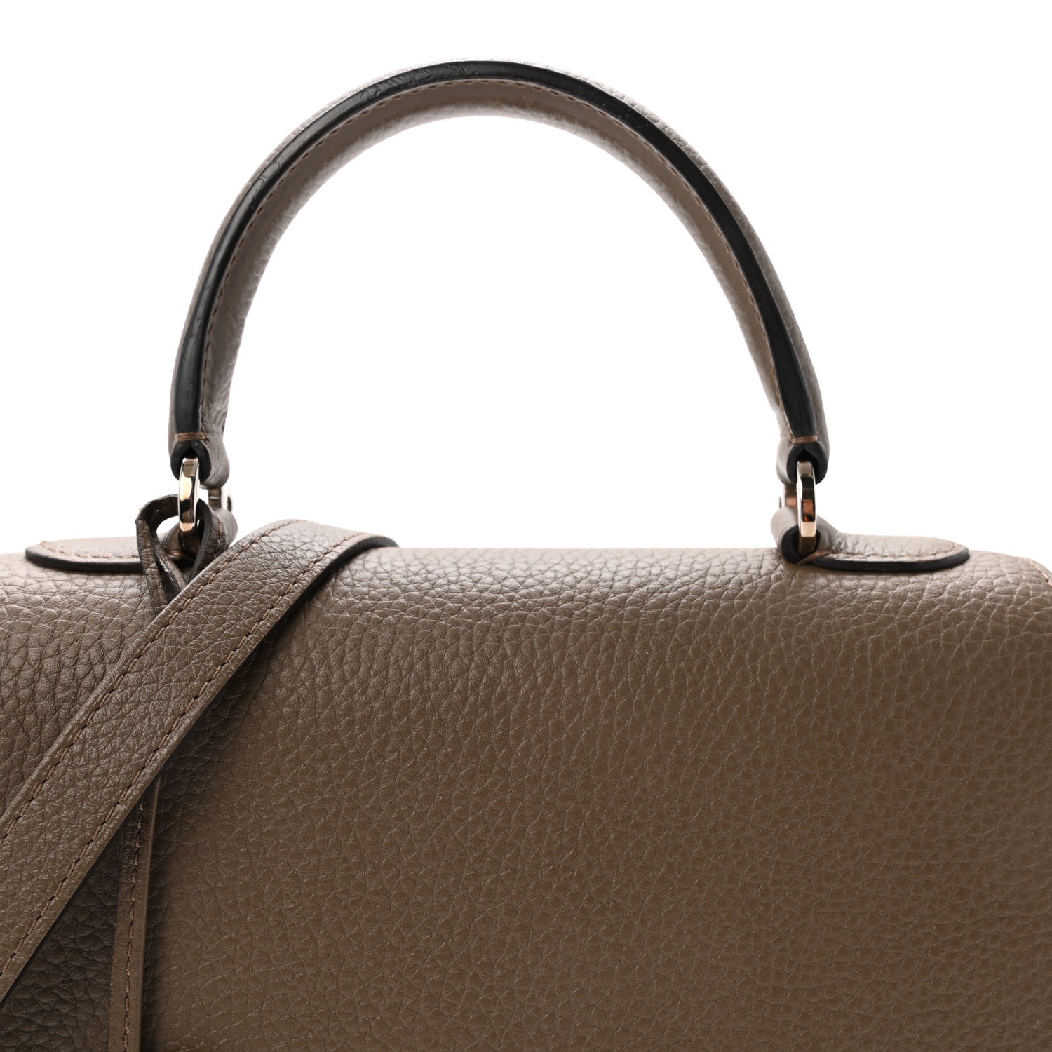 Moynat Taurillon Blush Rejane PM Taupe 7 of 9