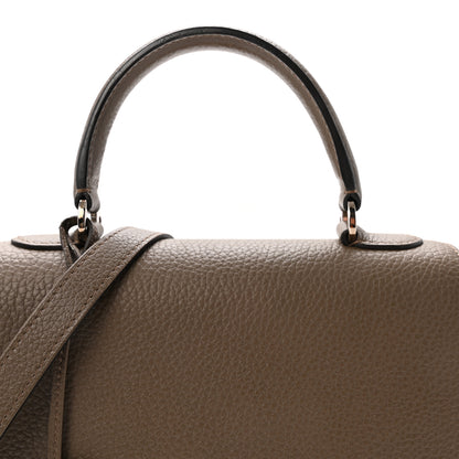 Moynat Taurillon Blush Rejane PM Taupe 7 of 9