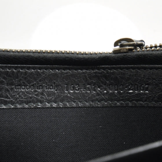 Balenciaga Agneau Money Wallet Black 2 of 2