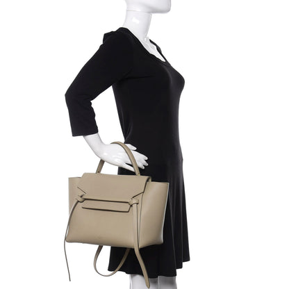 Celine Grained Calfskin Mini Belt Bag Light Taupe 2 of 10