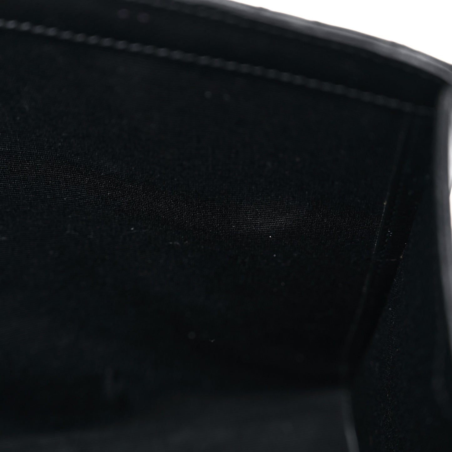 Grain De Poudre Textured Mixed Matelasse Large Triquilt Monogram Satchel Black