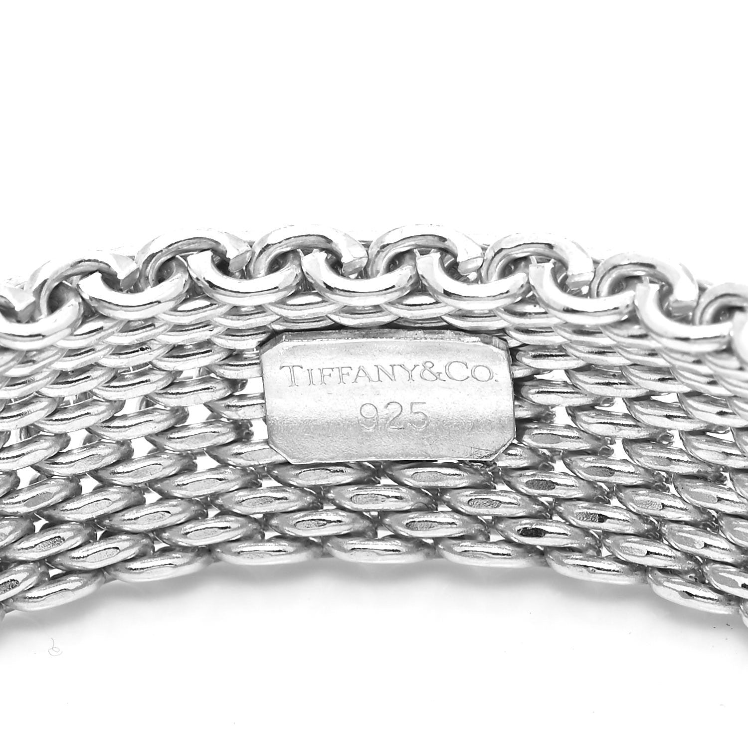 Tiffany Sterling Silver Somerset Mesh Bracelet 4 of 4