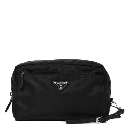 Prada Tessuto Nylon Clutch Wristlet Black 1 of 9