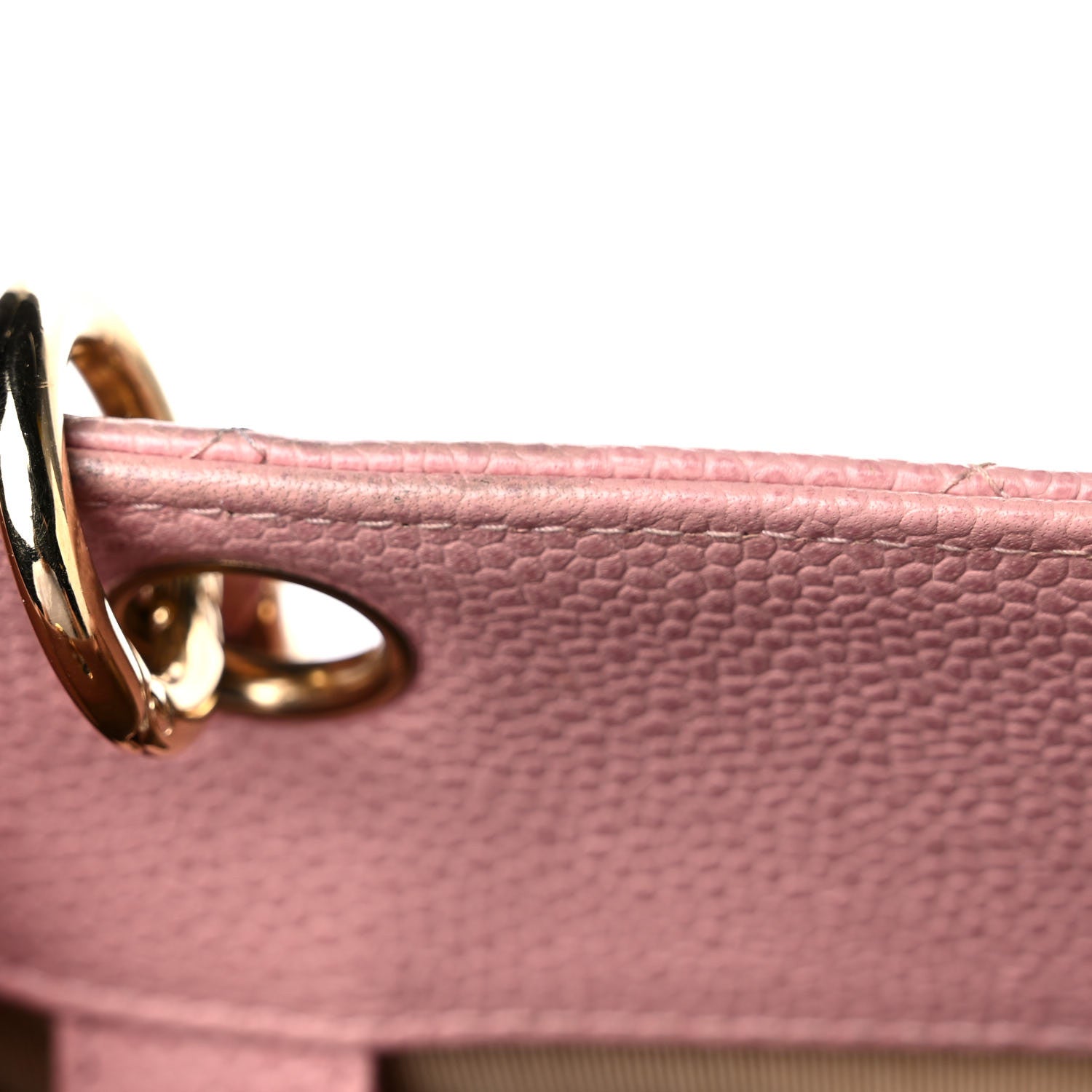 Chanel Caviar Quilted Petit Shopping Tote PST Pink 18 of 24