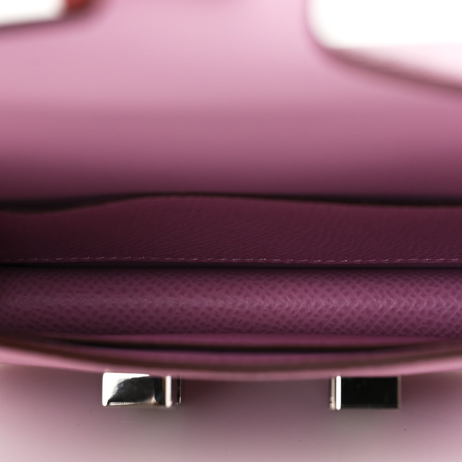 Hermes Epsom Constance Slim Wallet Mauve Sylvestre 5 of 9