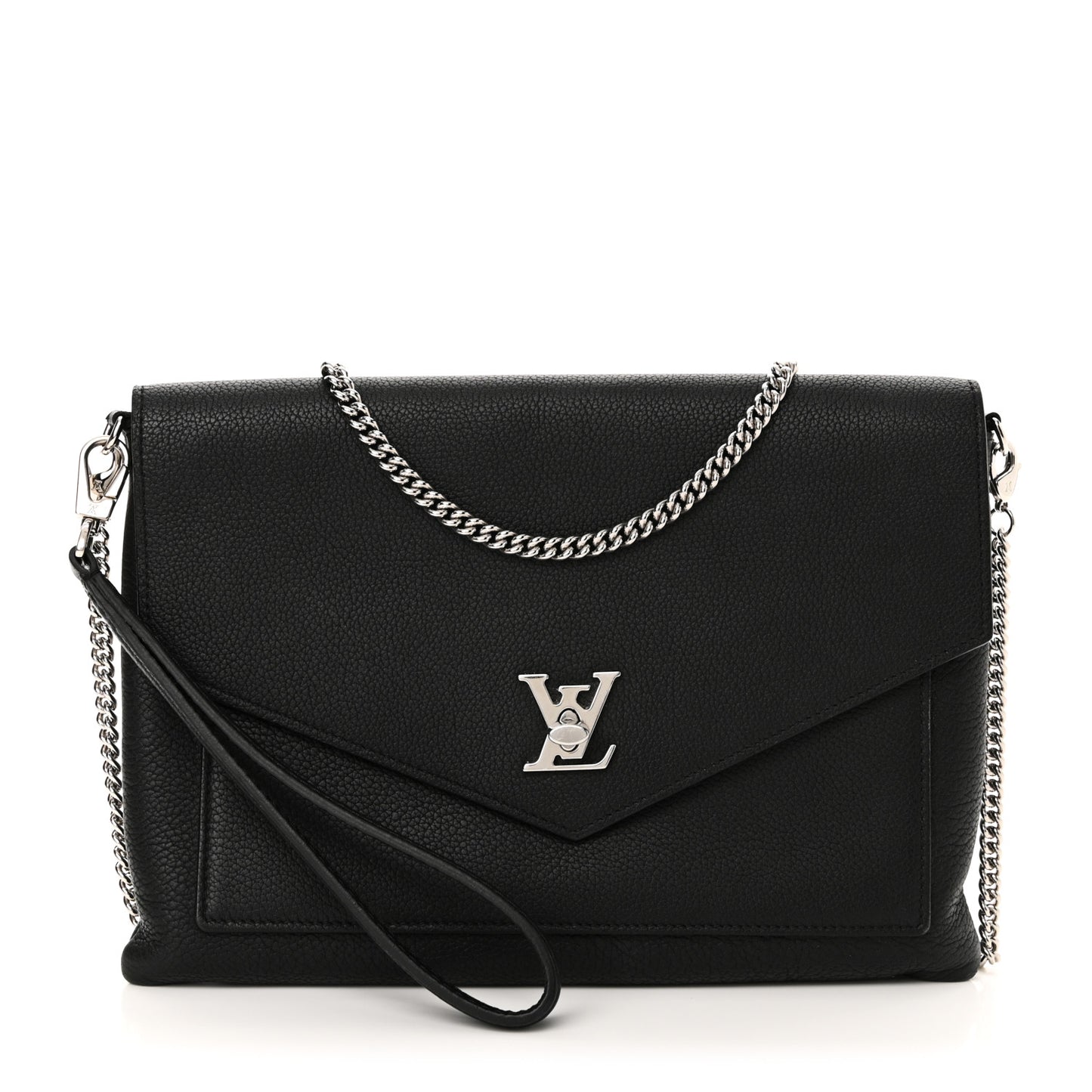 Soft Calfskin My Lockme Pochette Black