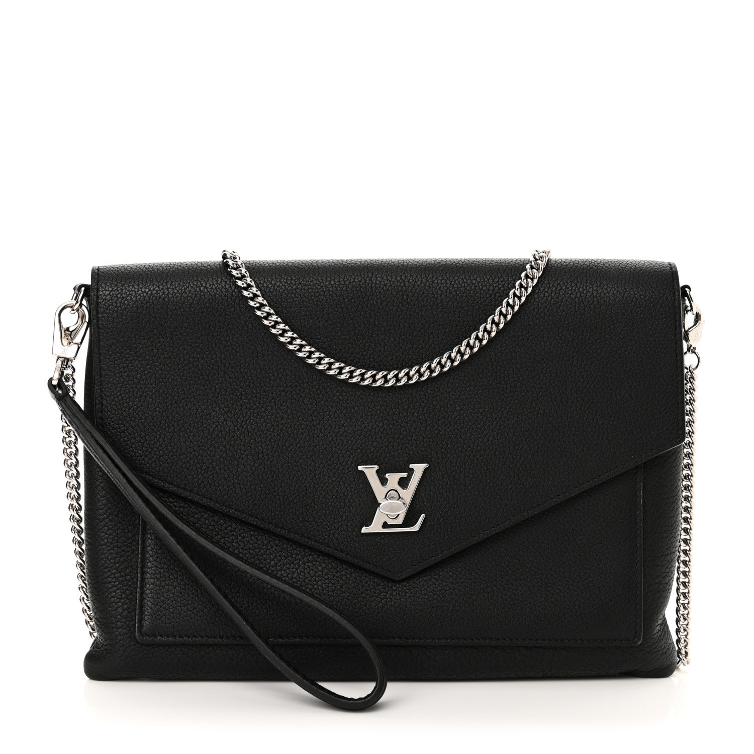 Louis Vuitton Soft Calfskin My Lockme Pochette Black 1 of 10