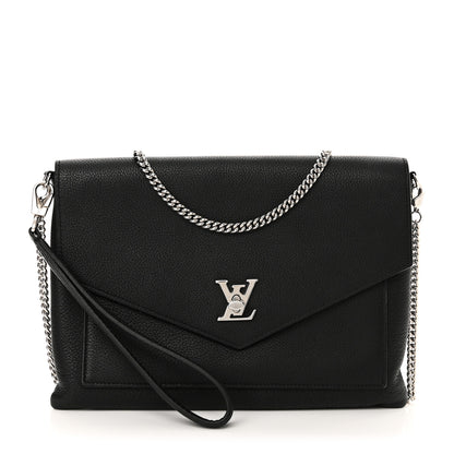 Louis Vuitton Soft Calfskin My Lockme Pochette Black 1 of 10