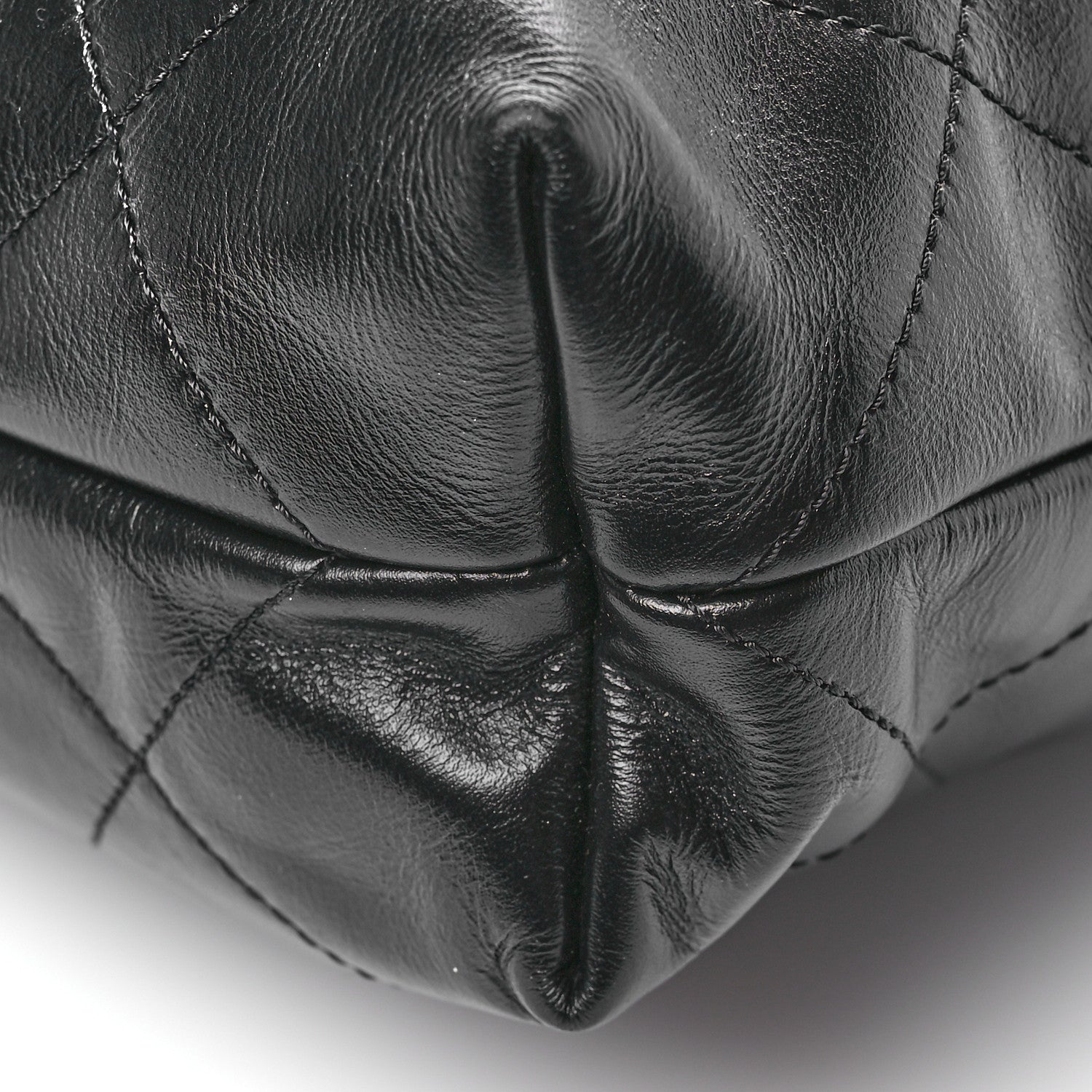 Chanel Shiny Calfskin Quilted Small Chanel 22 Black 11 of 12
