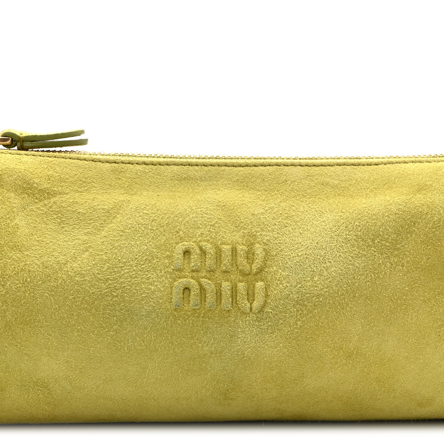 Miu Miu Suede Pouch Edera 7 of 9