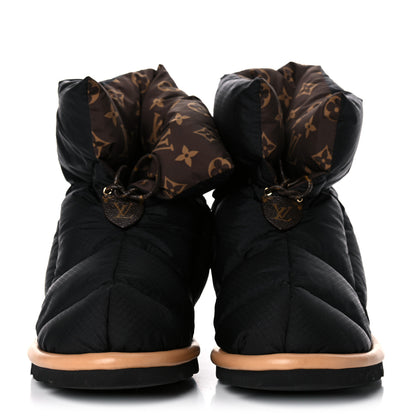 Louis Vuitton Nylon Monogram Pillow Comfort Ankle Boot 39 Black 2 of 11