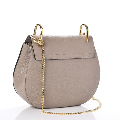Chloe Grained Lambskin Drew Shoulder Bag Motty Grey 3 of 8