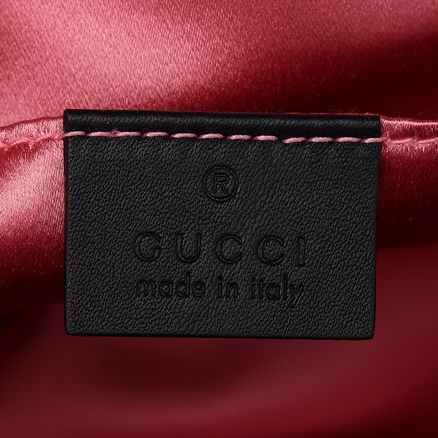 Gucci Velvet Matelasse Small GG Marmont Chain Shoulder Bag Black 6 of 9