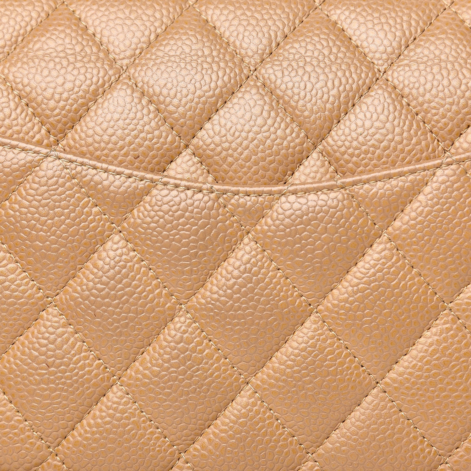 Chanel Caviar Quilted Medium Double Flap Beige 16 of 25