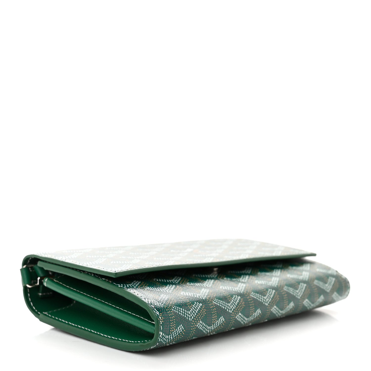 Goyard Goyardine Varenne Continental Wallet Green 4 of 10