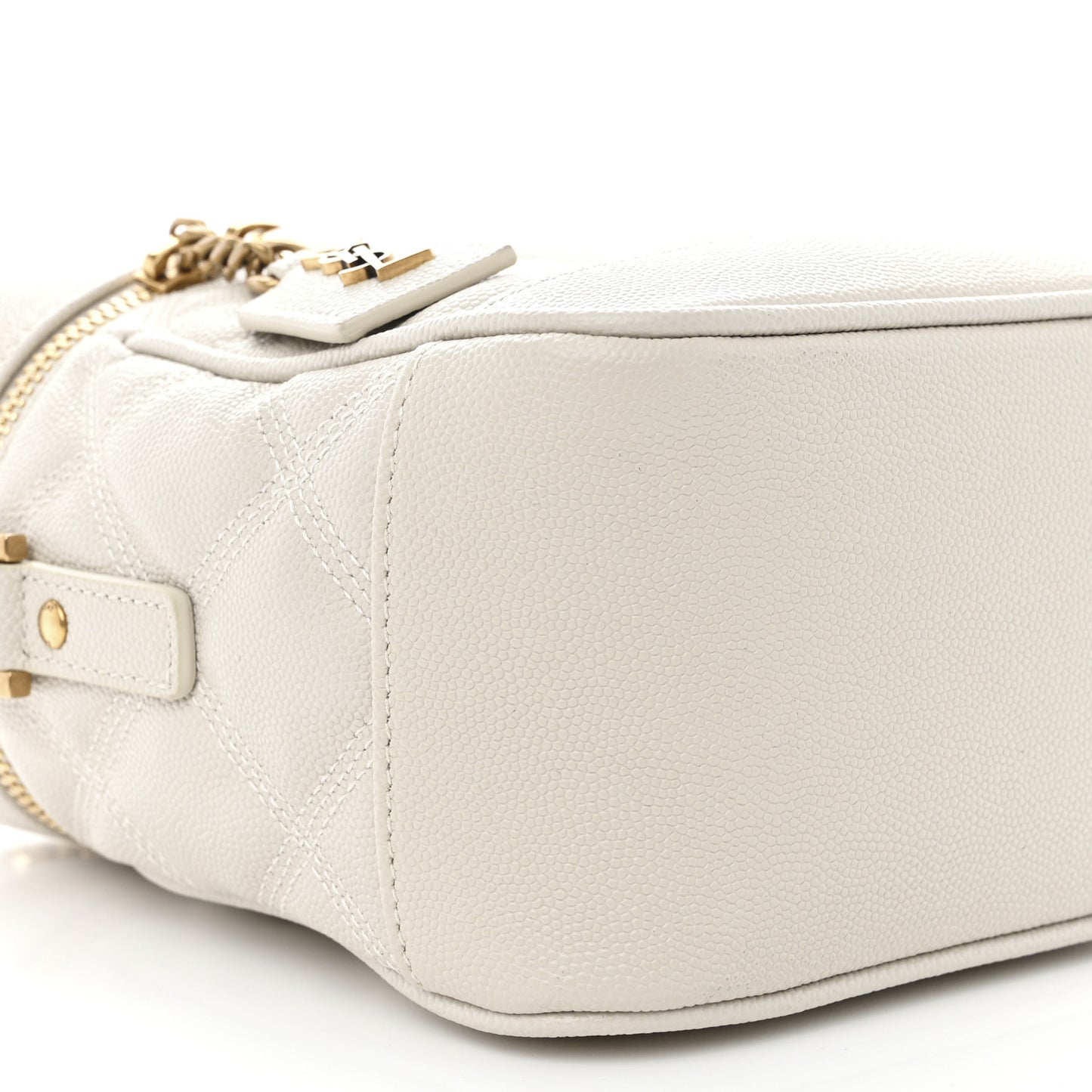 Grain de Poudre Quilted 80's Vanity Bag Crema Soft Crema Soft