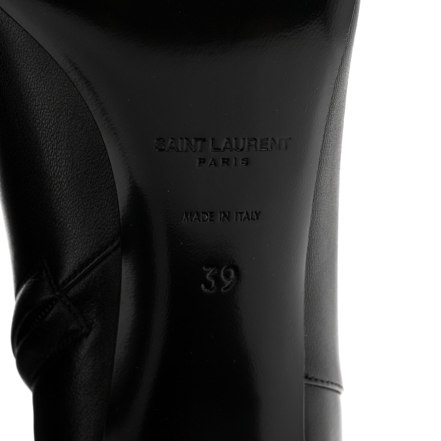 Saint Laurent Nappa Vendome Loulou Ankle Zip Boot 39 Black 39 Black 7 of 8