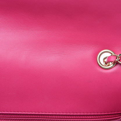 Chanel Lambskin Quilted Medium Mademoiselle Chic Flap Pink 15 of 17
