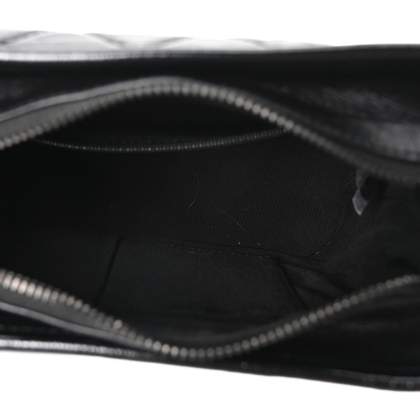 Aged Calfskin Quilted Small Gabrielle Hobo So Black