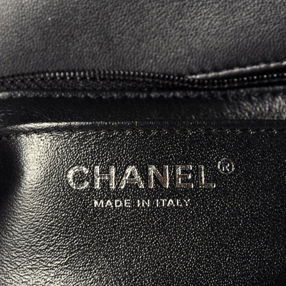 Chanel Lambskin Quilted Mini Rectangular Flap Black 6 of 9