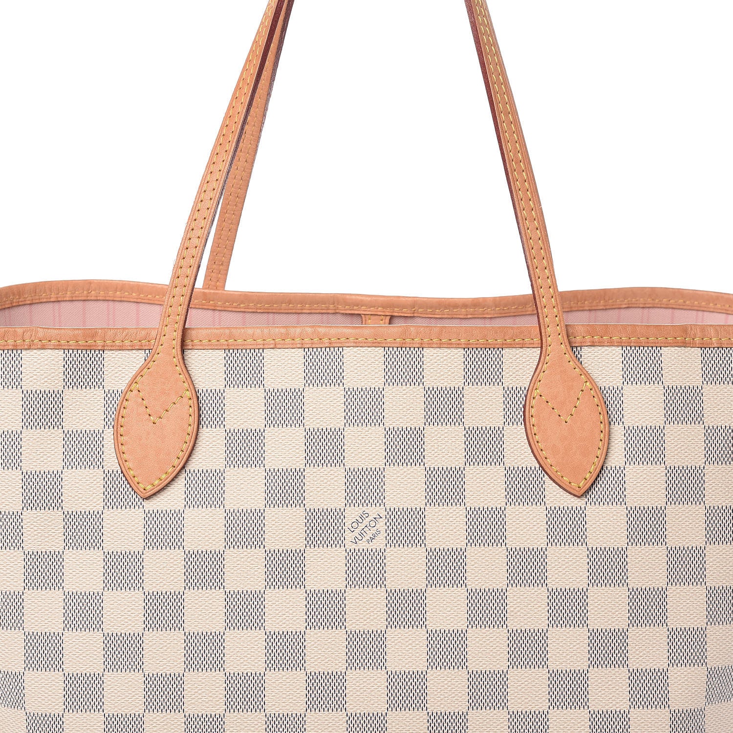 Louis Vuitton Damier Azur Neo Neverfull MM Rose Ballerine 18 of 24