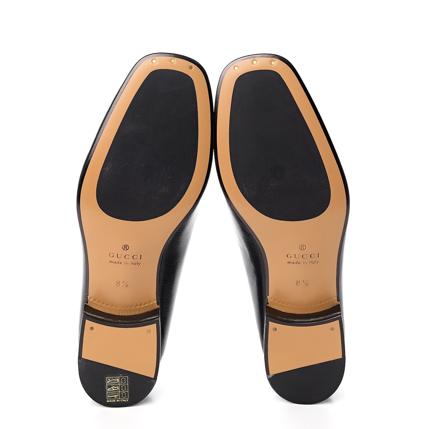Goatskin Mens Horsebit Loafers 8.5 Black