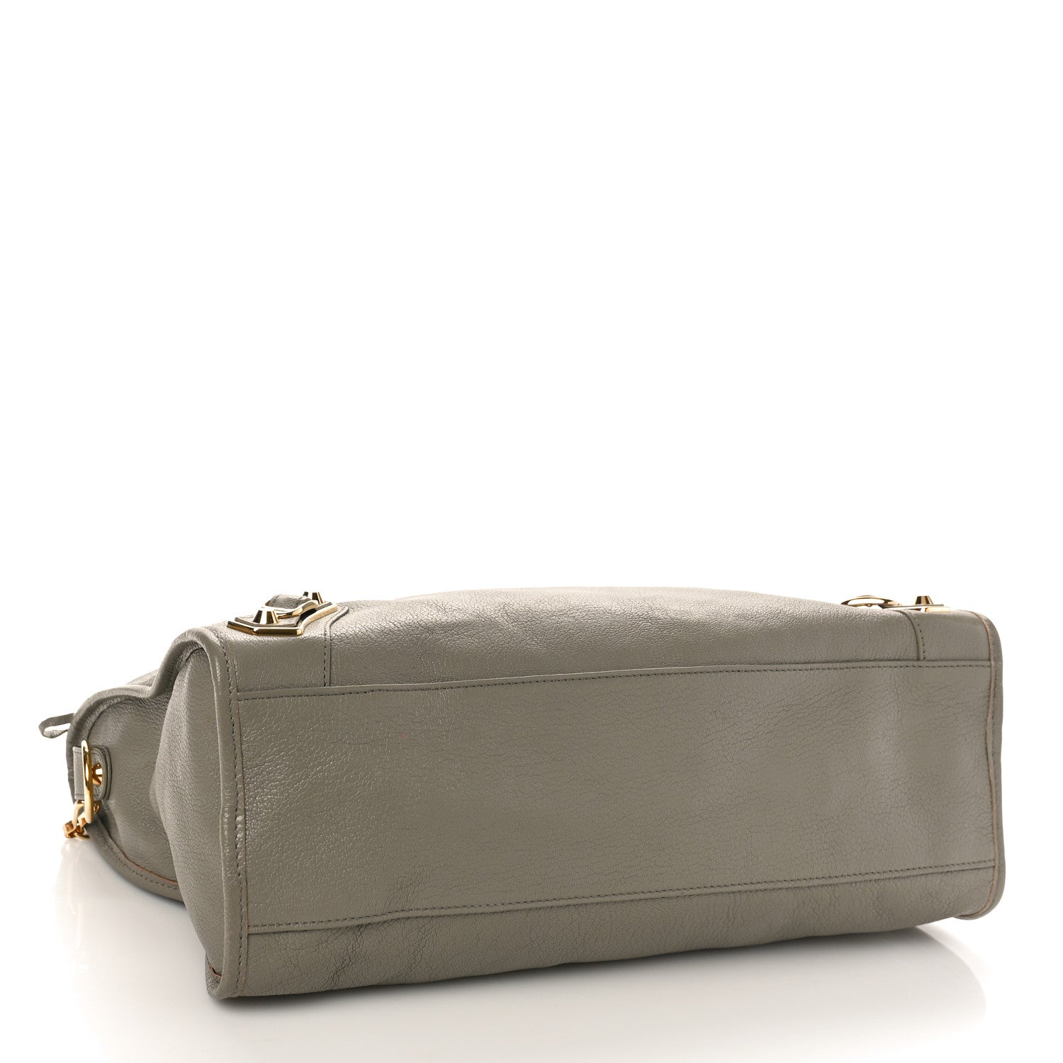 Balenciaga Chevre Gold Metallic Edge Hardware City Gris Taupe 4 of 9