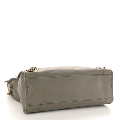 Balenciaga Chevre Gold Metallic Edge Hardware City Gris Taupe 4 of 9