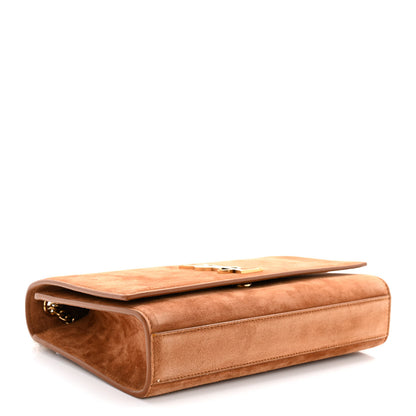 Saint Laurent Suede Medium Monogram Kate Satchel Macaron 4 of 10