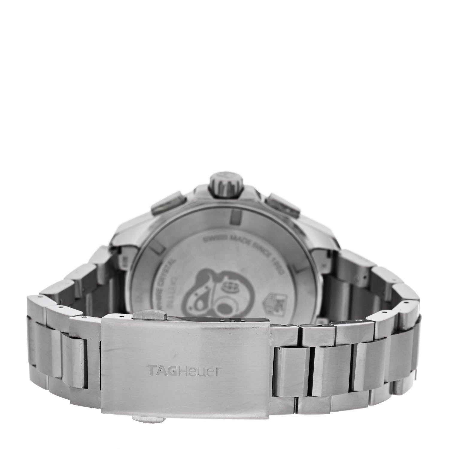 Tag Heuer Stainless Steel 43mm Aquaracer 300M Chronograph Quartz Watch Black CAY111A Black 3 of 5