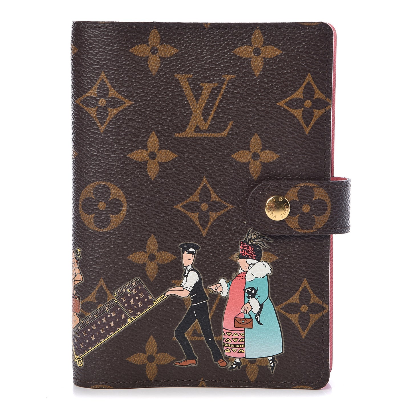 Monogram Illustre Small Ring Agenda Rose