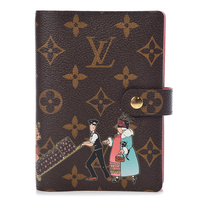 Louis Vuitton Monogram Illustre Small Ring Agenda Rose 1 of 8