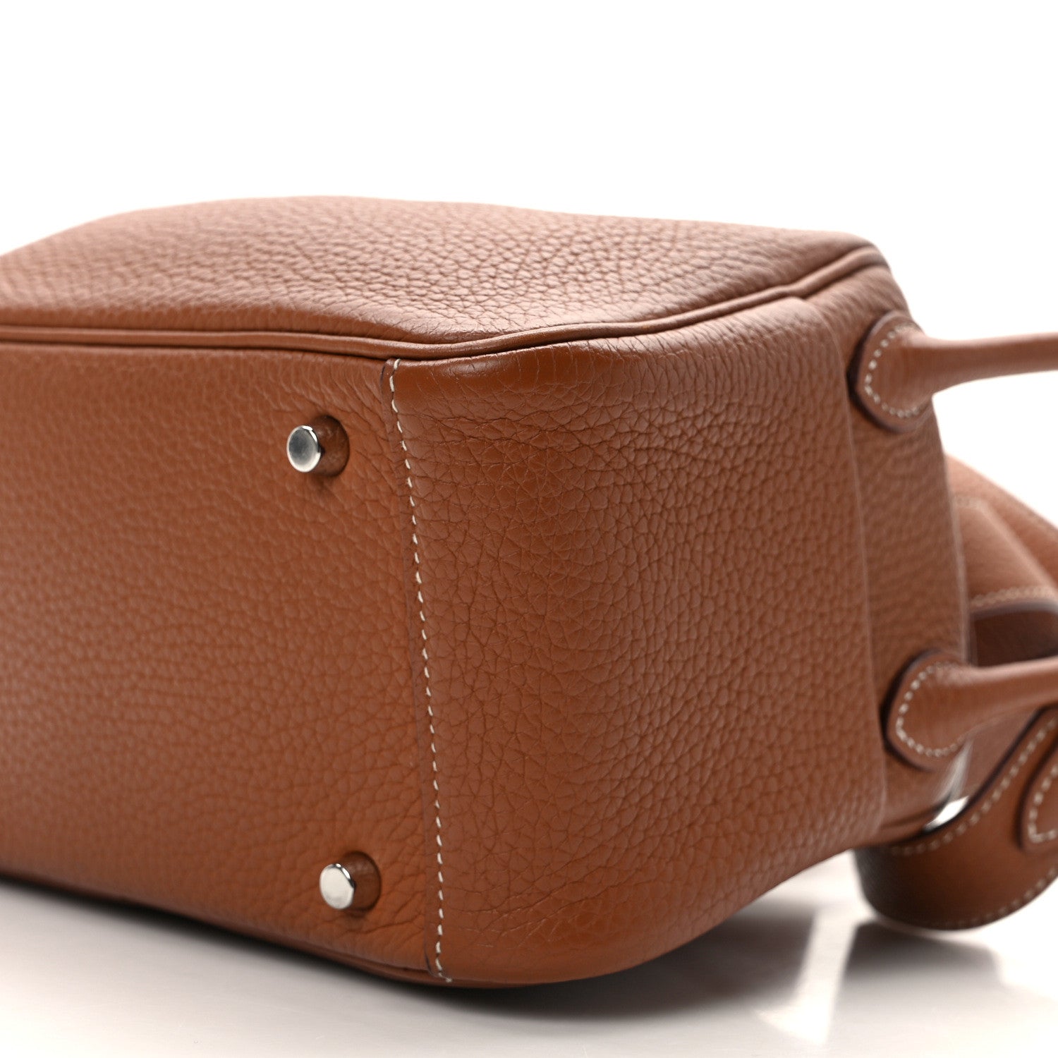 Hermes Taurillon Clemence Mini Lindy 20 Gold 10 of 13