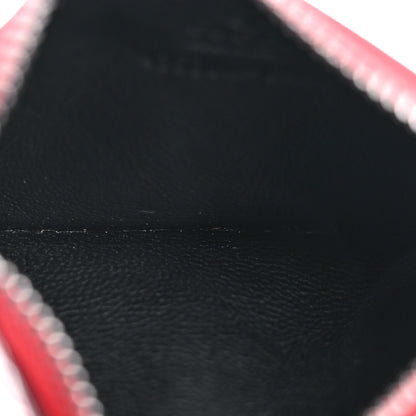 Gucci Guccissima Signature Coin Case Card Holder Hibiscus Red 5 of 8