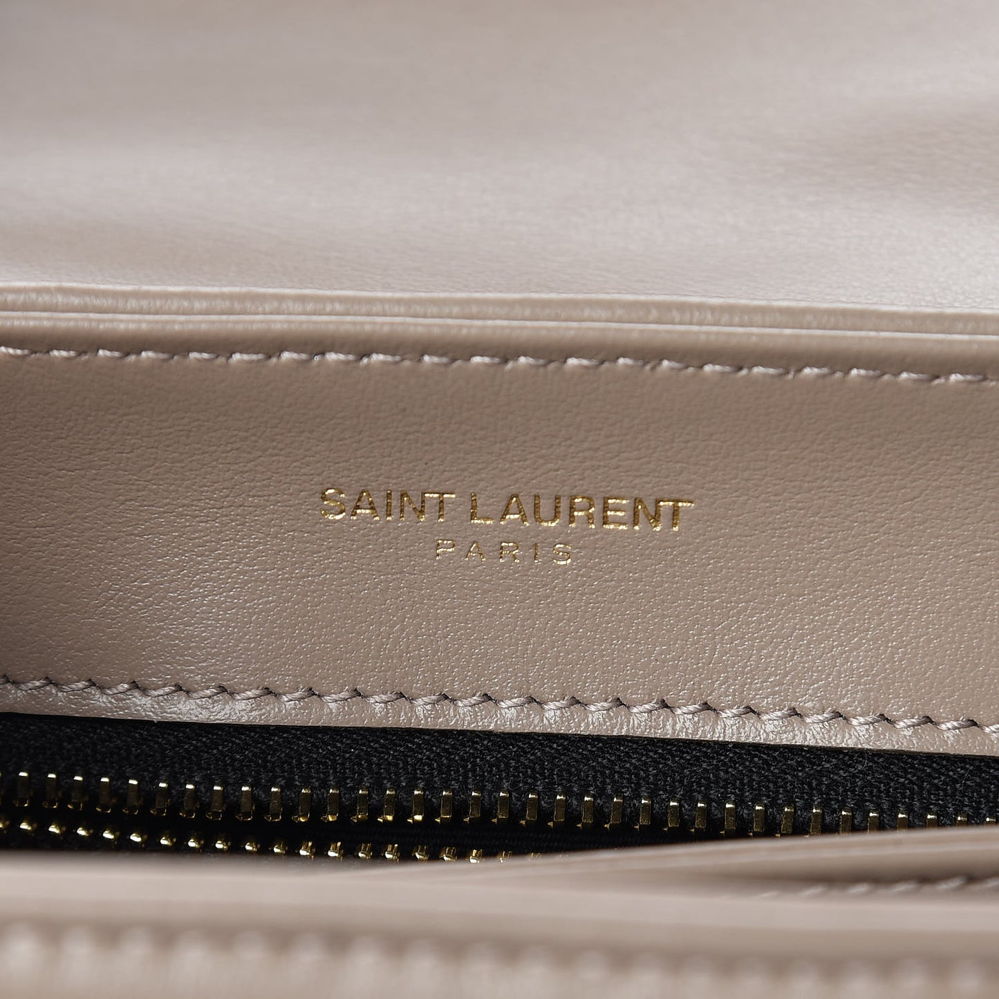 Calfskin Y Quilted Monogram Toy Loulou Chain Satchel Dusty Grey