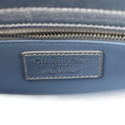 Christian Dior Metallic Grained Calfskin Cannage Small Lucky Badges My Lady Dior Silver 6 of 10