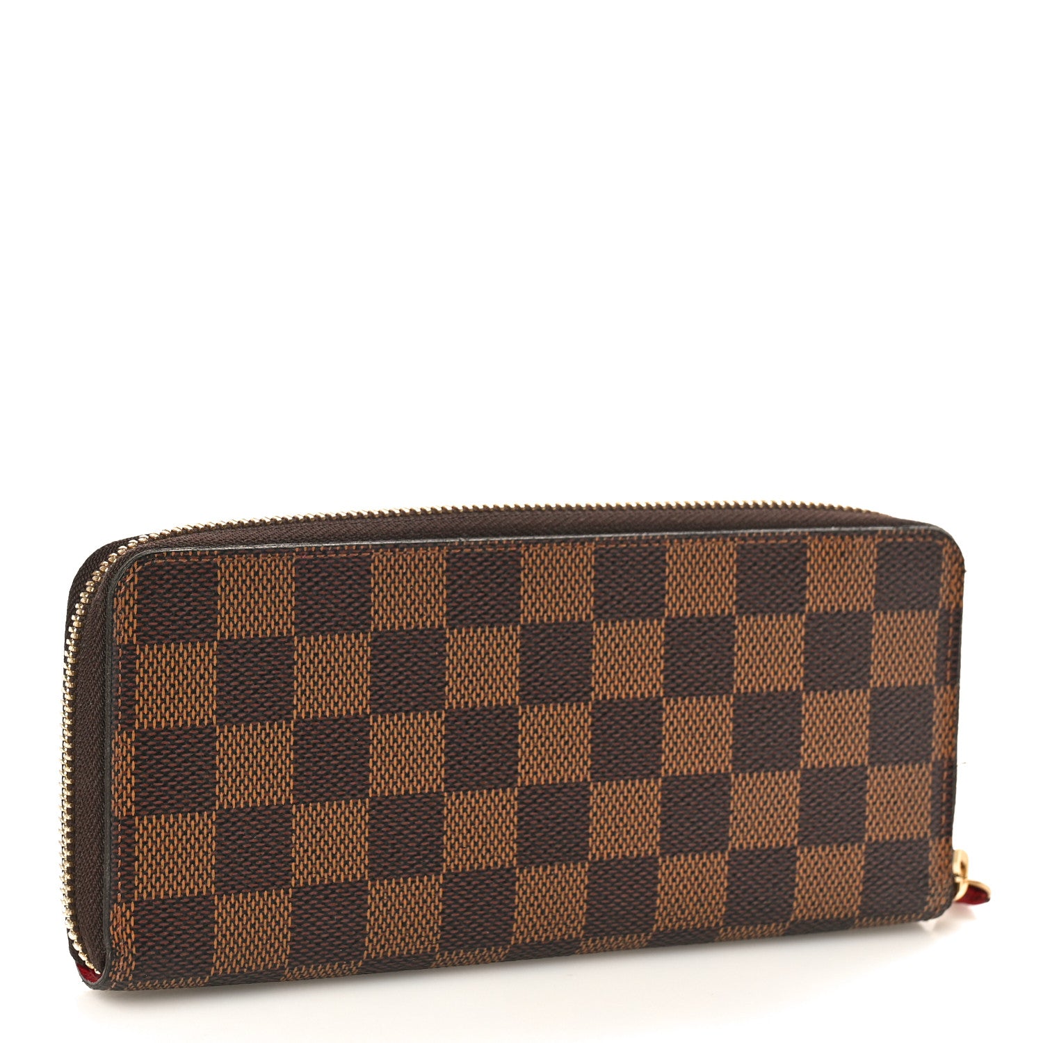 Louis Vuitton Damier Ebene Clemence Wallet Cherry 3 of 8
