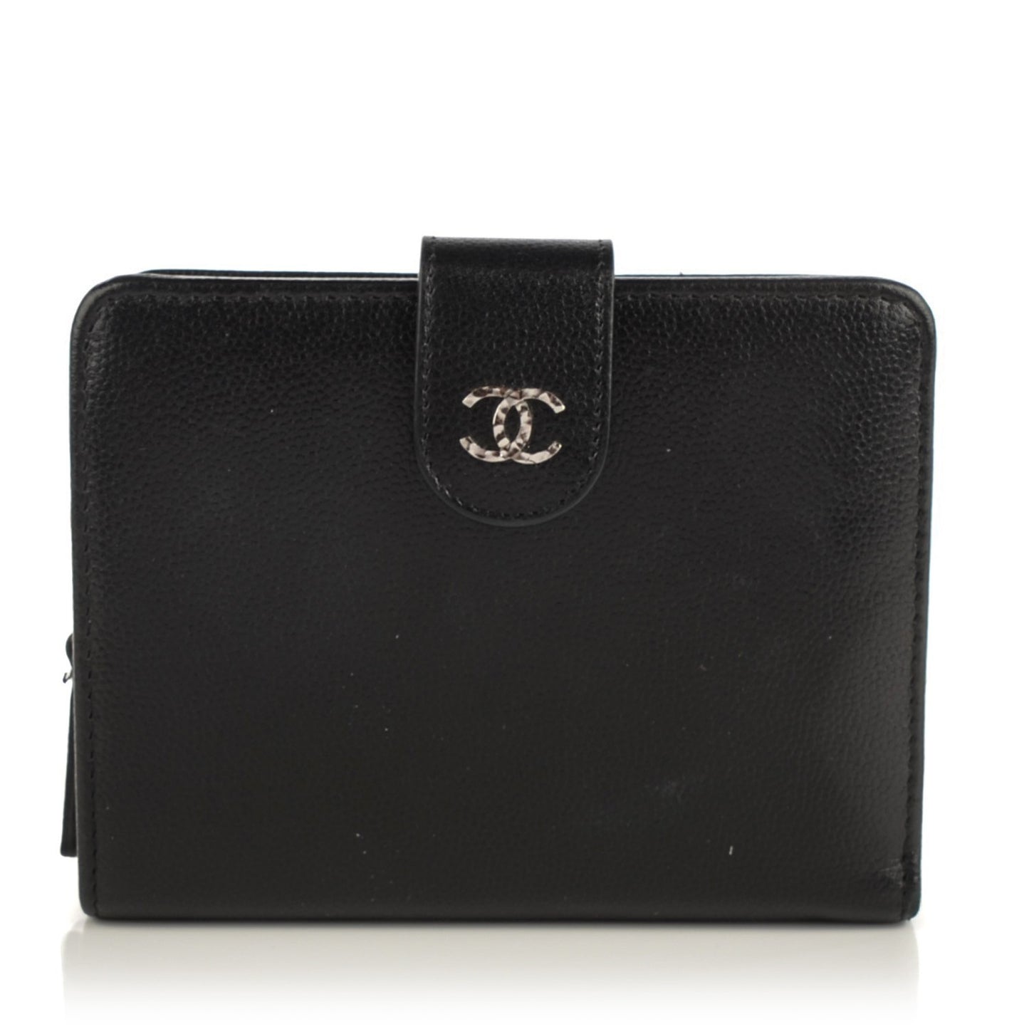 Caviar Sevruga Zip Pocket Wallet Black