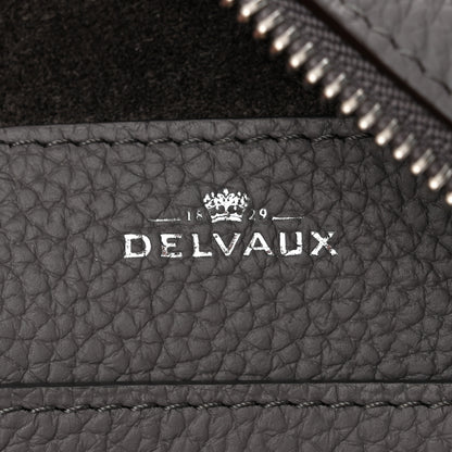 Delvaux Taurillon Soft Mini Cool Box Satchel Stone 6 of 11