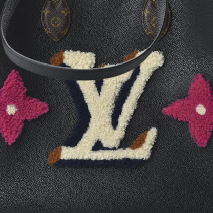 Louis Vuitton Calfskin Monogram Teddy Onthego GM Black 10 of 10