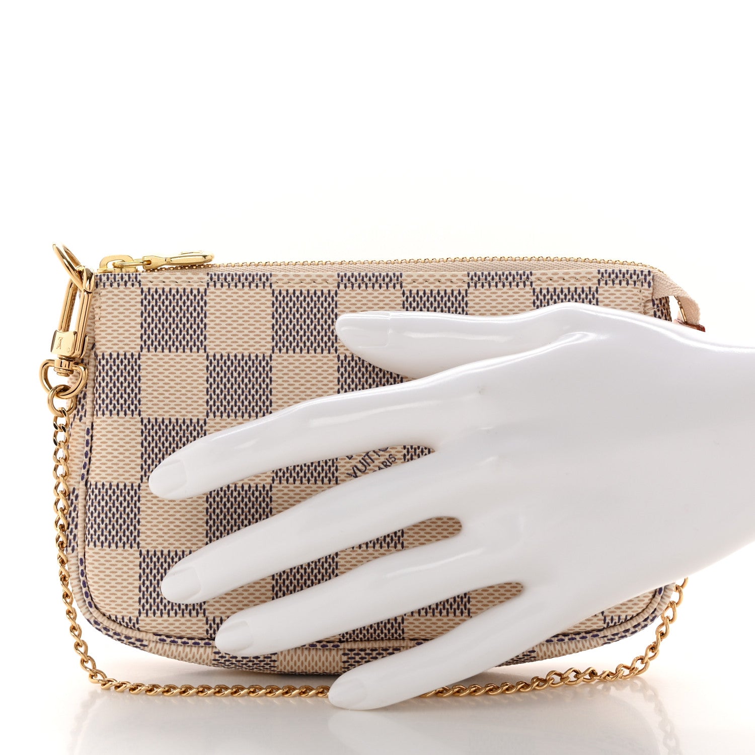 Louis Vuitton Damier Azur Mini Pochette Accessories 2 of 7