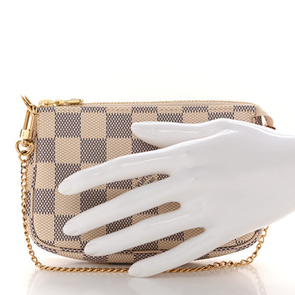 Louis Vuitton Damier Azur Mini Pochette Accessories 2 of 7