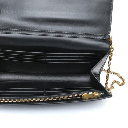 Christian Dior Smooth Calfskin J'adior Croisiere Chain Wallet Black 7 of 13