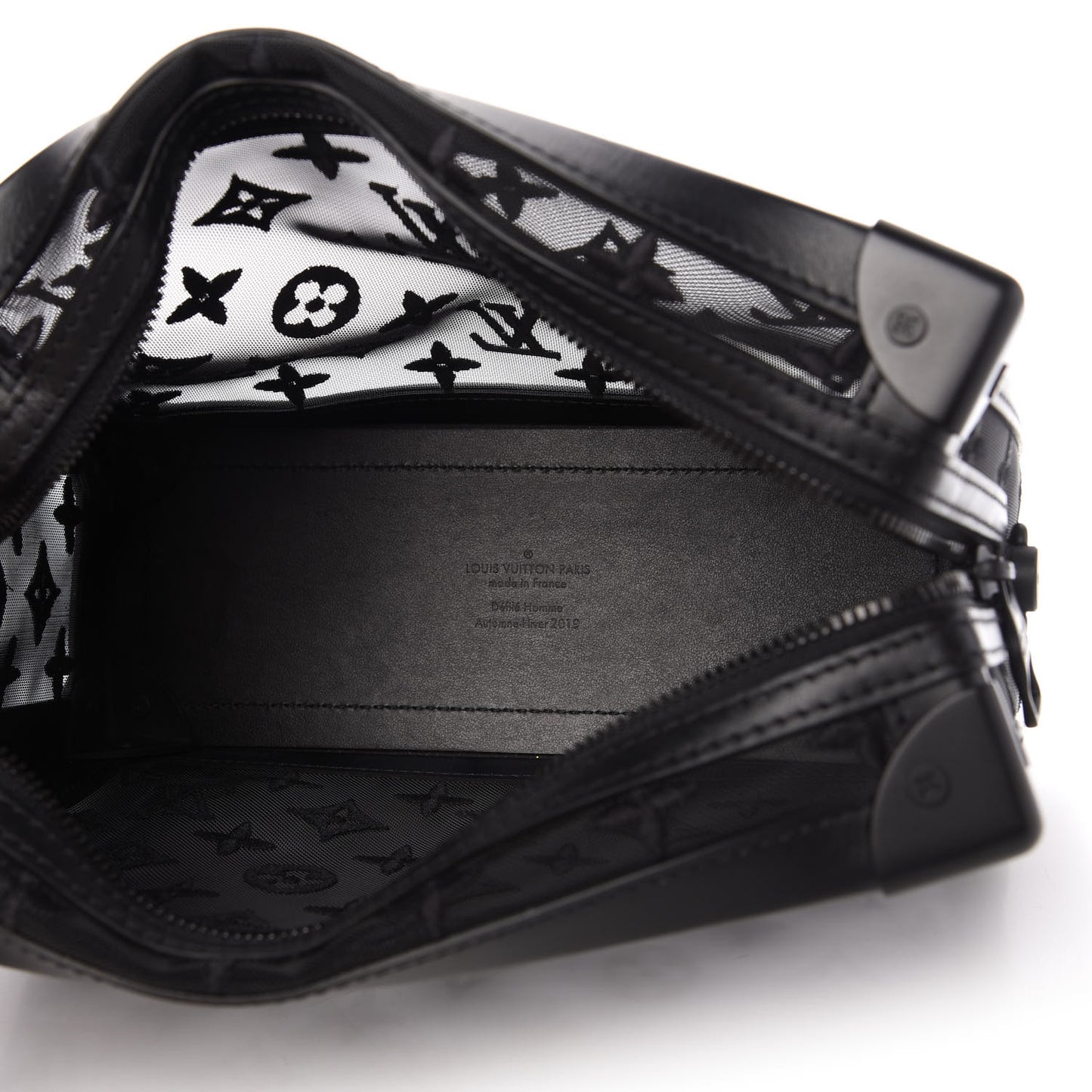 Monogram See Through Soft Trunk Black