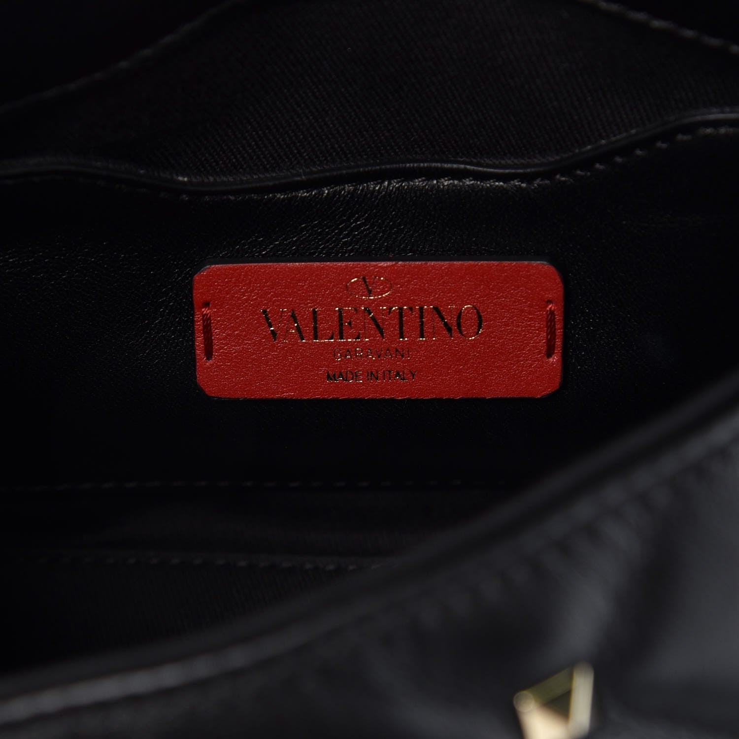 Valentino Garavani Nappa Mini Candystud Top Handle Bag Black 7 of 7