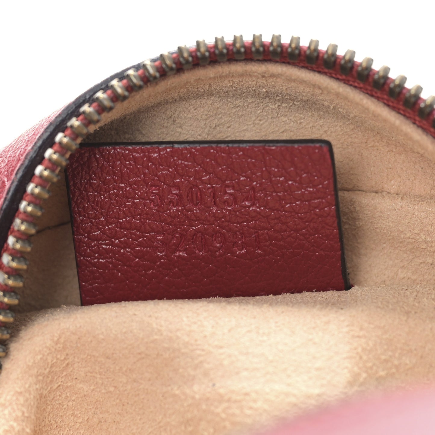 Glazed Calfskin Matelasse Heart Mini GG Marmont Round Shoulder Bag Romantic Cerise