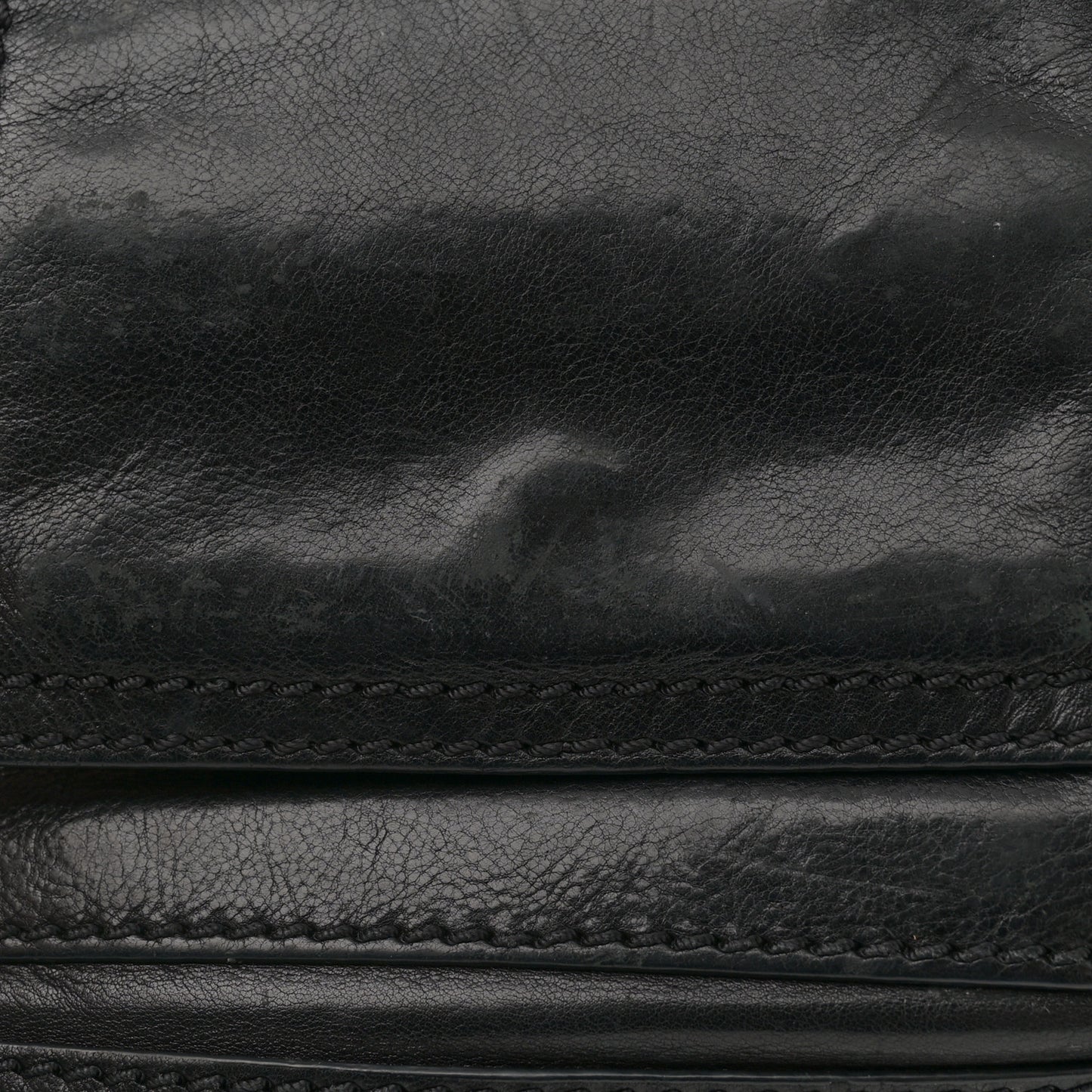 Calfskin Medium Braided Pandora Black