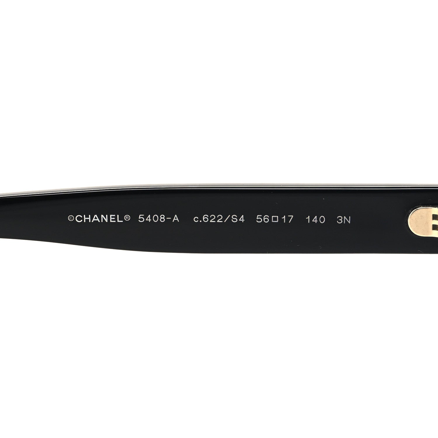 Chanel Acetate Polarized Square Sunglasses 5408 Black 5 of 7