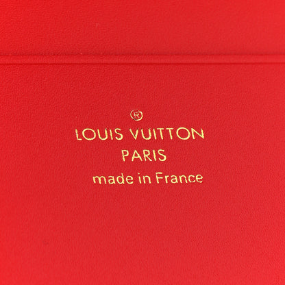 Louis Vuitton Calfskin City Steamer Wallet Black Creme Bourgogne 6 of 6
