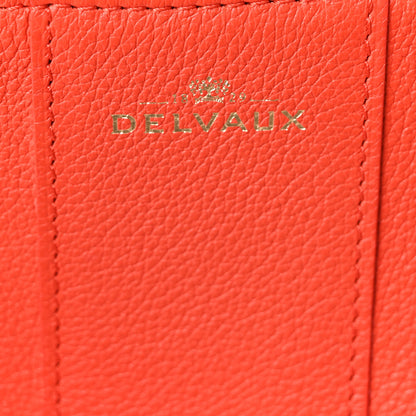Delvaux Grained Calfskin MM Brillant Satchel Sunset 6 of 10